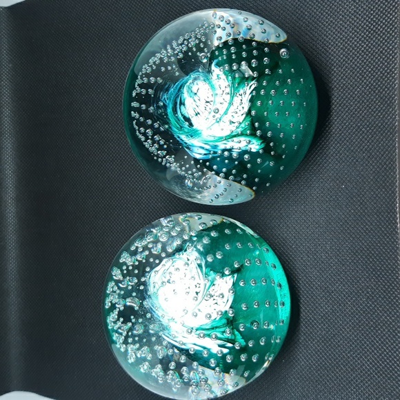 Glass/green decor - Picture 4 of 4